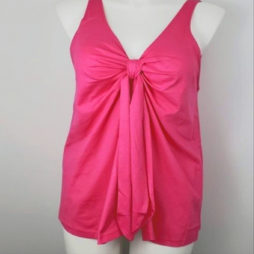 J Crew cotton tie-bust tank